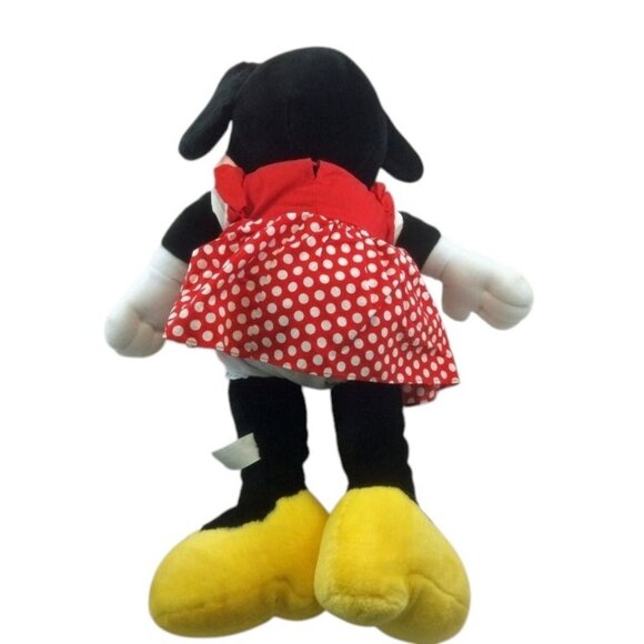 Disney World Minnie Mouse 24" Tall Stuffed Doll Red Polka Dots Disneyland - Picture 3 of 8